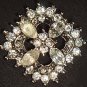 2 pc Bridal dress rhombus square Rhinestone button BN19