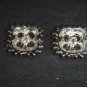 2 pc Bridal dress rhombus square Rhinestone button BN19