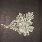 Bridal flower dress crystal Rhinestone Brooch pin PI481