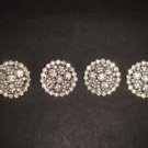 4 sew Crystal Dress Rhinestone clasp hook button BN20