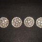 4 sew Crystal Dress Rhinestone clasp hook button BN20