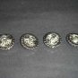 4 sew Crystal Dress Rhinestone clasp hook button BN20