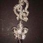 Bridal AB crystal dangle Rhinestone pin brooch PI422