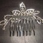 Bridal Crystal Rhinestone Leaf Hair tiara Comb RB445