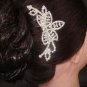 Bridal Crystal Rhinestone Leaf Hair tiara Comb RB445