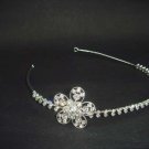 Bridal Flower Rhinestone Crystal Headband tiara HR137