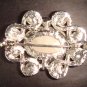 Bridal oval Crystal Rhinestone Brooch pin PI279