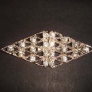 Bridal Rhombus Crystal Rhinestone Brooch pin PI476