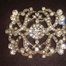 Bridal Vintage style bling Rhinestone Brooch pin PI442