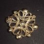 Bridal Faux Pearl Cake topper decoration crystal Rhinestone Brooch pin PI443