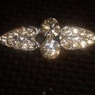 Vintage style Rhinestone clasp dress buckle button BU47