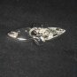 Vintage style Rhinestone clasp dress buckle button BU47