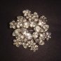 Bridal Wreath cake topper Rhinestone Brooch pin PI457