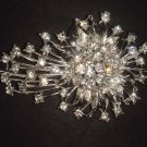 Bridal dress prom crystal Rhinestone Brooch pin PI468