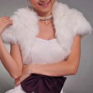 Bridal Faux Fur Shrug Shawl Cape Wrap BOLERO SF110