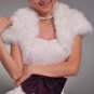 Bridal Faux Fur Shrug Shawl Cape Wrap BOLERO SF110