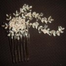 Bridal Crystal Rhinestone Flower Hair tiara Comb RB210