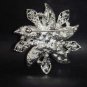 Bridal cake topper Crystal Rhinestone Brooch pin PI139