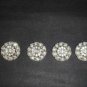 4 sew Crystal Dress Rhinestone clasp hook button BN21