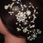 Bridal Crystal Rhinestone Flower Hair tiara Comb RB318