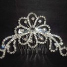 Bridal Crystal Rhinestone Flower Hair tiara Comb RB444