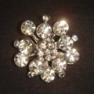 0.8 " 4 pcs crystal repair Dress Rhinestone clasp hook button BN28
