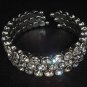 Bridal 3 row Rhinestone Crystal Bracelet Cuff BR166