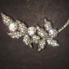 Bridal Leave Faux pearl crystal Rhinestone Brooch pin PI479