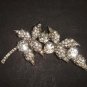 Bridal Leave Faux pearl crystal Rhinestone Brooch pin PI479