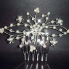 Bridal Rhinestone Faux Pearl Headdress Headpiece Hair tiara Comb RB12