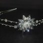 Bridal Flower Headpiece headdress Crystal Rhinestone Headband Tiara HR41