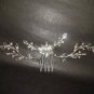 Bridal Crystal Flower Rhinestone Hair tiara Comb RB349