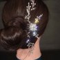 Bridal Crystal Flower Rhinestone Hair tiara Comb RB349