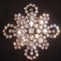 Bridal cake dress rhombus Rhinestone Brooch pin PI425