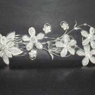 Bridal Rhinestone Flower Crystal Hair tiara Comb RB118