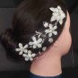 Bridal Rhinestone Flower Crystal Hair tiara Comb RB118