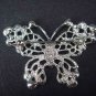 Bridal Crystal butterfly Rhinestone Brooch pin Pi411
