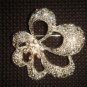 Bridal Cake topper Crystal Rhinestone Brooch pin PI450