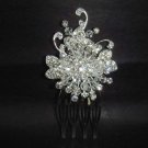 Bridal Rhinestone Crystal Wedding Hair tiara Comb RB27A