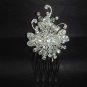 Bridal Rhinestone Crystal Wedding Hair tiara Comb RB27A
