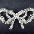 Bridal Bow  Cake topper Rhinestone Brooch pin PI426