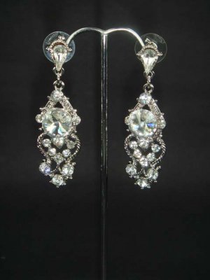 Bridal Vintage style Dangle Rhinestone Earring ER179