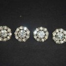 4 sewing Crystal  Rhinestone clasp hook button BN17