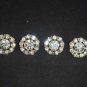 4 sewing Crystal  Rhinestone clasp hook button BN17