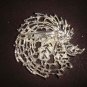 Bridal Vintage Style bling Rhinestone Brooch pin Pi445