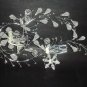 Bridal Rhinestone crystal flower Hair tiara Comb RB338