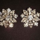 2 pc Bridal dress crystal sewing Rhinestone button BN1