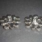 2 pc Bridal dress crystal sewing Rhinestone button BN1