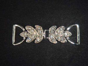 Jewel repair Rhinestone clasp hook buckle button BU48
