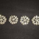 4 sewing Crystal  Rhinestone clasp hook button BN15
